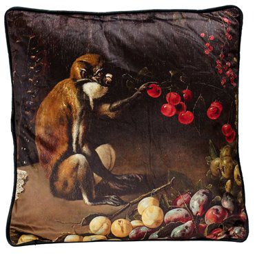 Coussin Singe Baroque Vintage n°2 ( 45 x 45 )