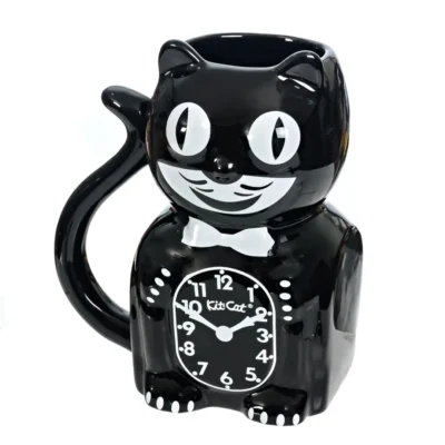 (Nouveauté) Kit-Cat Klock - Mug Chat Noir (Édition Limitée)