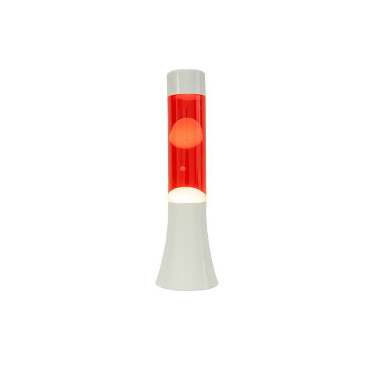 (NOUVEAUTÉ) FISURA - MINI Lampe à Lave ROUGE/BLANC