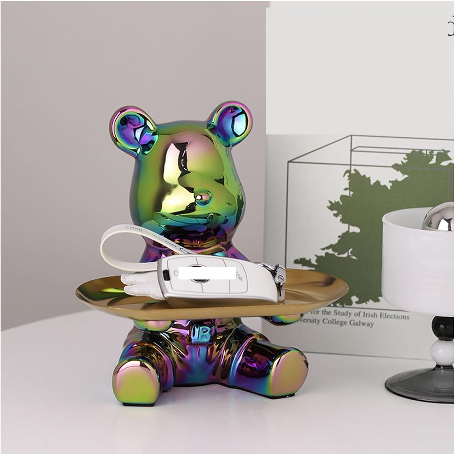 (NOUVEAUTÉ) Figurines Ours en Céramique - Multicolore (19 cm) (Édition Limitée) – Image 2