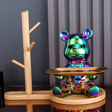(NOUVEAUTÉ) Figurines Ours en Céramique - Multicolore (19 cm) (Édition Limitée) – Image 3