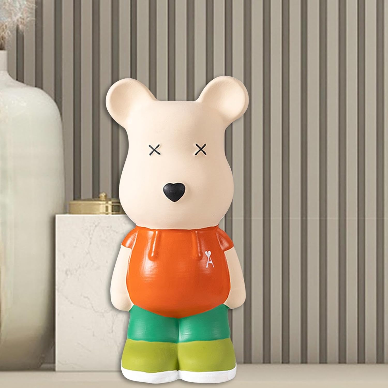 (NOUVEAUTÉ) Tirelire en céramique OURS Orange (Édition Limitée) – Image 4