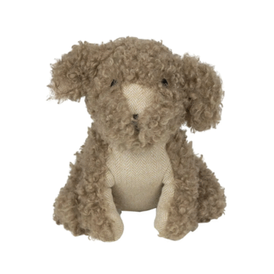 Butoir de Porte Chien Marron boucle