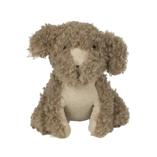 Butoir de Porte Chien Marron boucle