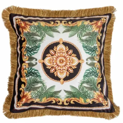 Coussin Luxe Baroque Gold à Plumes ( 45 x 45 ) - (Édition Limitée)