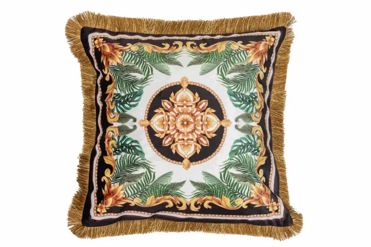 Coussin Luxe Baroque Gold à Plumes ( 45 x 45 ) - (Édition Limitée)
