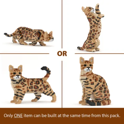 JEKCA - Bengal Cat (4 en 1) brun