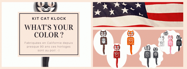 Kit cat klock horloge chat tempus republic